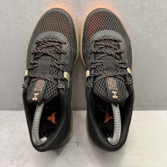 Womens Size 9 Under Armour Project Rock BSR 2 Shoes Black/Tent Training Gym - Picture 6 of 8